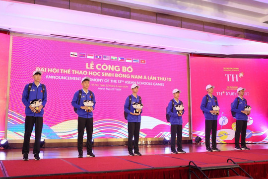 Hơn 1.300 vận động viên, huấn luyện viên tham gia ASEAN Schools Games 13