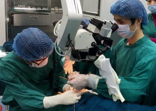 Nối thành công 3 ngón tay bị đứt lìa cho bệnh nhân nam