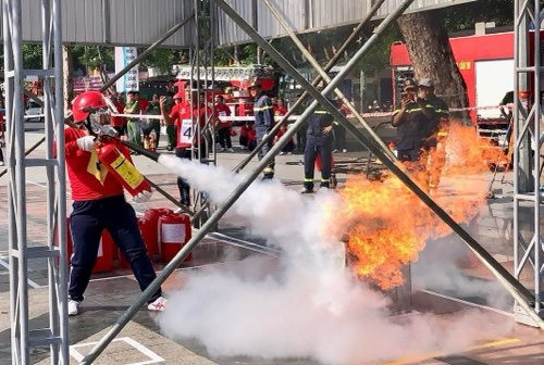 Cần Thơ: Sôi nổi Hội thi "Tổ liên gia an toàn phòng cháy, chữa cháy"