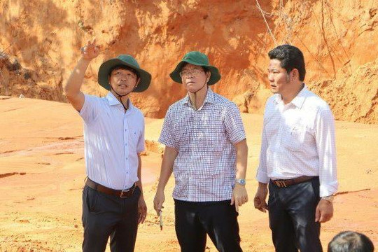 Bình Thuận chủ động phòng, chống nguy cơ sạt lở trong mùa mưa