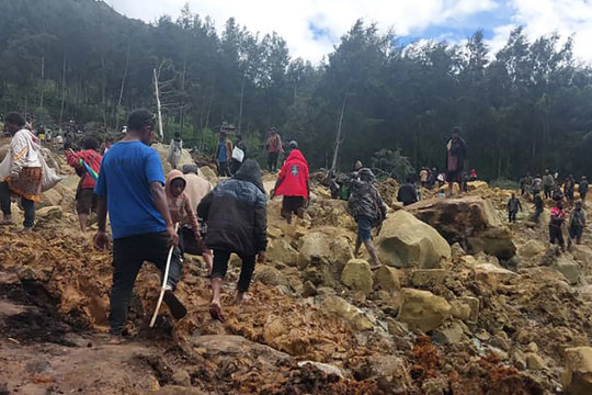 Lở đất ở Papua New Guinea khiến hàng trăm người thiệt mạng