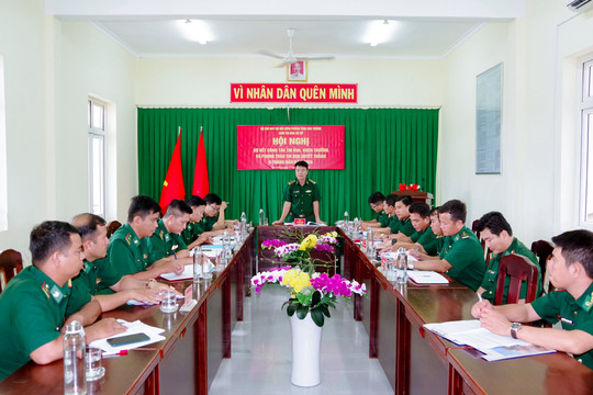 Cụm thi đua cơ sở Bộ đội Biên phòng Sóc Trăng sơ kết công tác thi đua khen thưởng