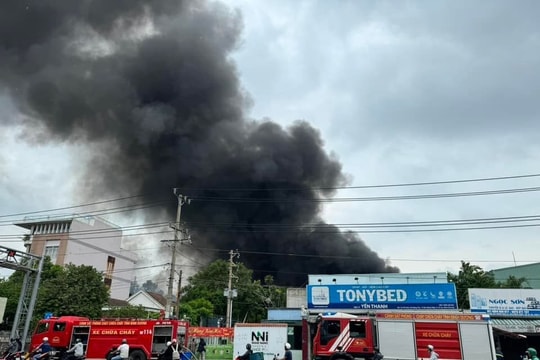 Hỏa hoạn thiêu rụi công ty đã bị đình chỉ hoạt động