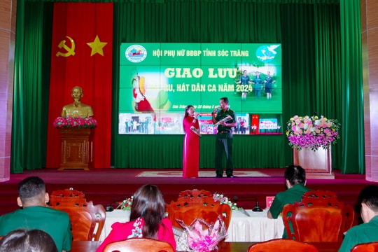 Sóc Trăng giao lưu hát ru, hát dân ca trong Hội phụ nữ Bộ đội Biên phòng tỉnh
