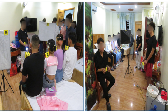 Triệt phá ổ nhóm tổ chức livestream cảnh khiêu dâm trên ứng dụng nước ngoài