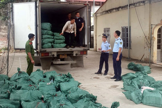 Lạng Sơn: Phát hiện 7 tấn chân gà, móng giò đông lạnh không rõ nguồn gốc