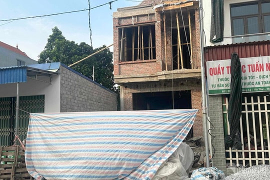 Thái Bình: Sập giàn giáo xây dựng khiến một người tử vong