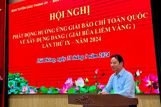 Phát động Giải Báo chí toàn quốc về xây dựng Đảng lần thứ IX