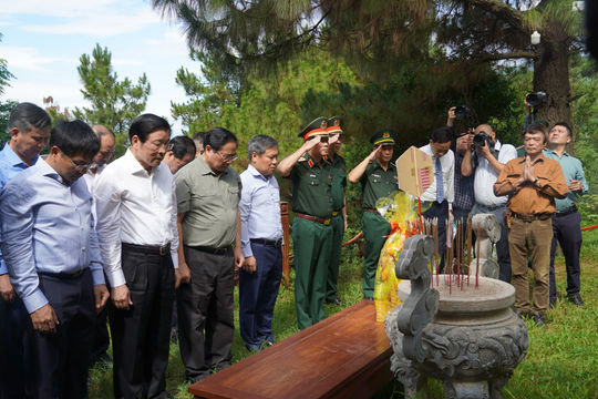 Thủ tướng Phạm Minh Chính thăm và làm việc tại Quảng Bình