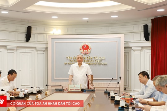Cho ý kiến đối với các dự thảo Nghị quyết của Hội đồng Thẩm phán TANDTC