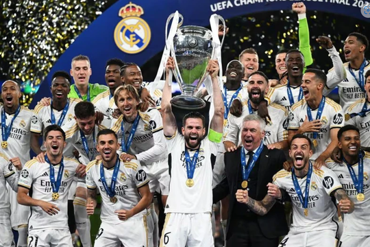 Đánh bại Dortmund, Real Madrid vô địch Champions League lần thứ 15 trong lịch sử