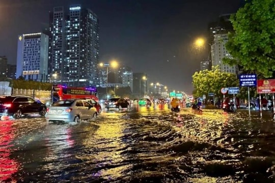 Hà Nội: Khắc phục tình trạng úng ngập xảy ra thường xuyên