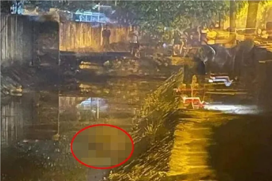 Hà Nội: Cánh tay trồi lên tại mương nước gần khu công nghiệp