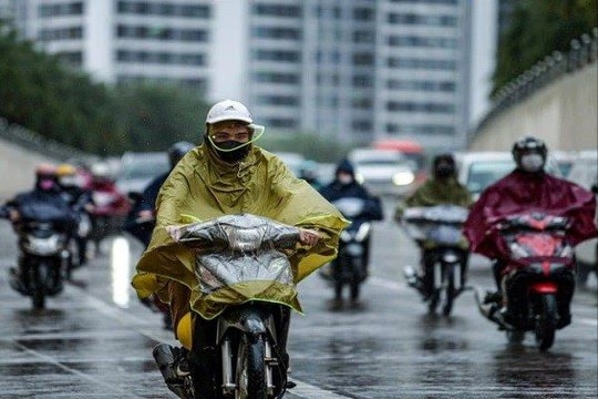 Bắc Bộ có mưa dông, đề phòng lũ quét, sạt lở đất