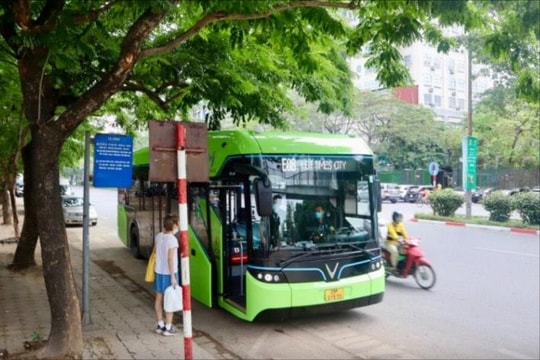 Triển khai thủ tục đưa 5 tuyến xe bus điện vào phục vụ hành khách Thủ đô