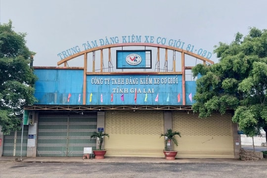 Công ty đăng kiểm 81-03D ở Gia Lai bị tạm đình chỉ hoạt động