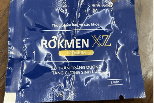 Cảnh báo sản phẩm thực phẩm bảo vệ sức khỏe Rokmen XZ Premium