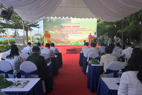 Bình Dương: Phát động hưởng ứng Ngày Môi trường thế giới gắn với công tác dân vận