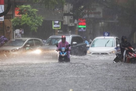 Thời tiết ngày 29/9: Tổ hợp hình thế gây mưa tại miền Bắc hoạt động mạnh