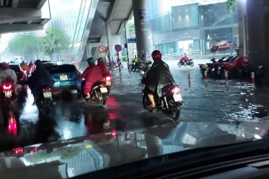 Hà Nội: Tập trung khắc phục tình trạng úng ngập trong mùa mưa bão