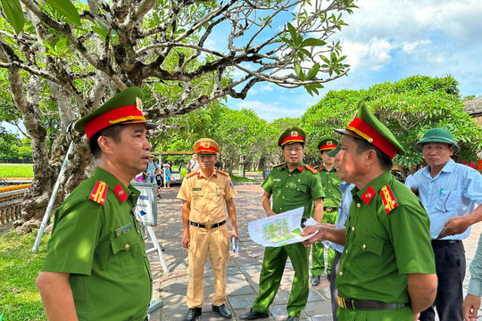 Đảm bảo an ninh, an toàn tại Tuần lễ Festival nghệ thuật quốc tế Huế 2024