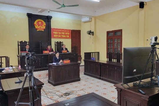 Hóa giải những khó khăn để đảm bảo chất lượng các phiên tòa trực tuyến