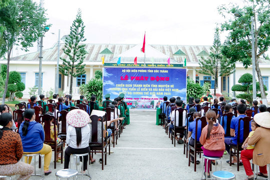 BĐBP Sóc Trăng: Phát động chiến dịch thanh niên tình nguyện hè năm 2024