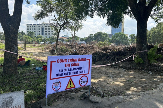 'Đại phẫu' công viên lớn nhất nhì xứ Thanh