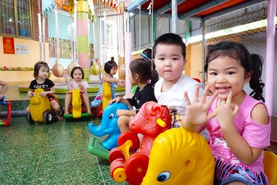 Trẻ mầm non công lập tại Thái Nguyên sẽ được hỗ trợ 100% học phí