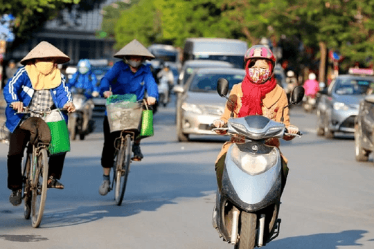 Miền Bắc giảm mưa, nền nhiệt tăng nhẹ