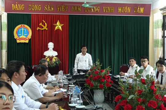 TAND tỉnh TT-Huế: Tổ chức phiên tòa rút kinh nghiệm trực tuyến khu vực miền Trung – Tây Nguyên