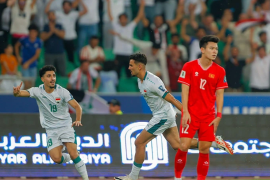 Đội tuyển Việt Nam nhận thất bại trước Iraq trong trận đấu thủ tục của vòng loại World Cup 2026