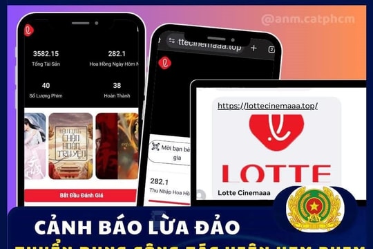 Giả mạo nhân viên Lotte Cinema tuyển cộng tác viên để lừa đảo