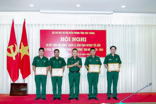 BĐBP Sóc Trăng sơ kết cuộc vận động 50 của Bộ Quốc phòng