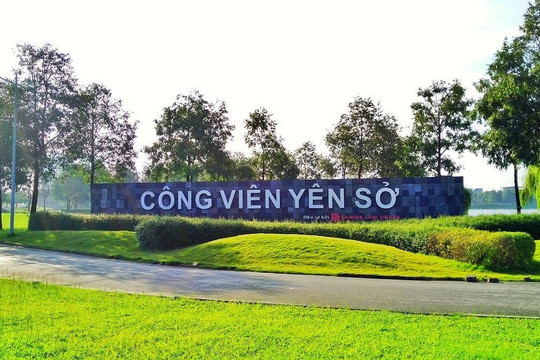Chủ đầu tư xây dựng công viên Yên Sở đề xuất điều chỉnh dự án