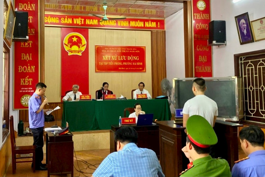TAND thị xã Nghi Sơn xét xử lưu động các vụ mua bán ma túy