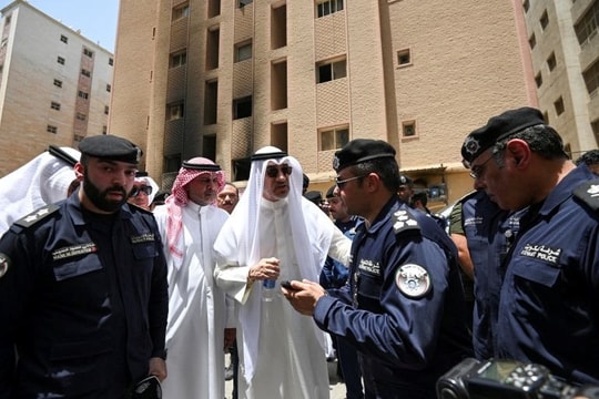 Cháy chung cư công nhân ở Kuwait: Số người thiệt mạng tăng lên 49
