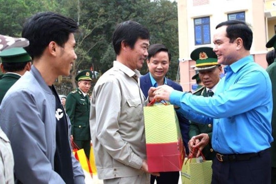 Công đoàn đã chi hơn 7.000 tỉ đồng chăm lo cho trên 10,5 triệu lượt đoàn viên dịp Tết Giáp Thìn
