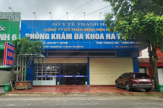 Xử phạt Phòng khám Đa khoa Hà Thanh 90 triệu đồng