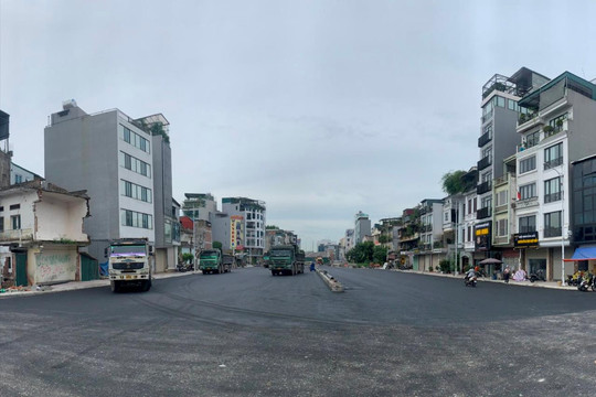 Hà Nội: Dự án 1.200 tỉ đồng tại quận Long Biên dần hoàn thiện
