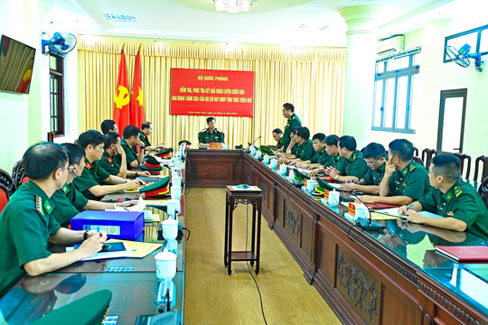 Bộ Tổng Tham mưu kiểm tra, phúc tra công tác huấn luyện tại BĐBP tỉnh Thừa Thiên Huế