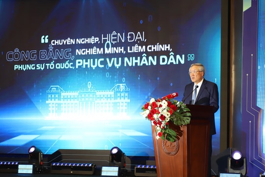 Xây dựng Tòa án điện tử là nhiệm vụ cấp thiết, trọng tâm về thực hiện cải cách tư pháp