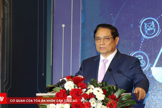 Thủ tướng: Đẩy nhanh chuyển đổi số và xây dựng Tòa án điện tử là nhiệm vụ trọng tâm, đột phá
