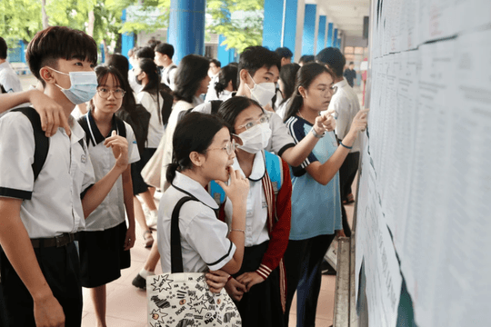 Thái Bình công bố điểm chuẩn vào lớp 10 các trường công lập đợt 1