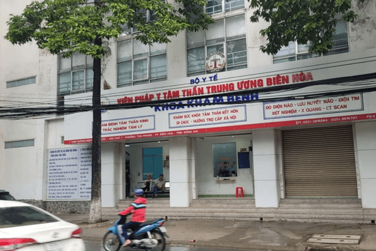 Bắt Viện trưởng và Phó viện trưởng Viện Pháp y tâm thần Trung ương Biên Hòa