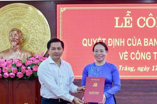 Phó Chủ tịch UBND tỉnh Sóc Trăng giữ chức Bí thư Thị ủy Ngã Năm