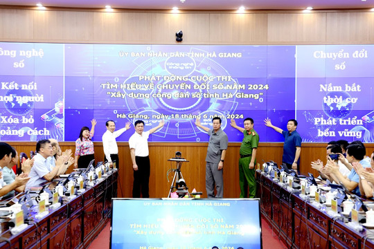 Phát động cuộc thi tìm hiểu về Chuyển đổi số tỉnh Hà Giang năm 2024