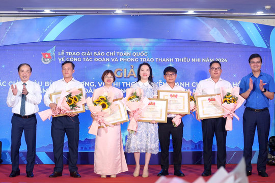 Hơn 30 tác phẩm đạt Giải báo chí về công tác Đoàn và phong trào thanh thiếu nhi năm 2024