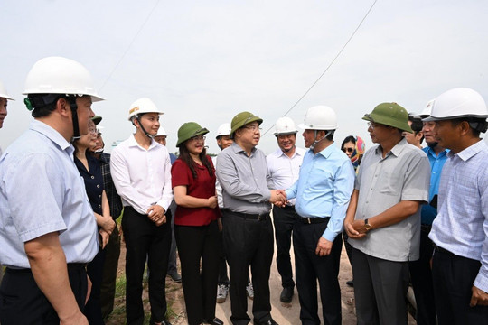 Nam Định: Thực hiện tốt công tác hỗ trợ thi công các Dự án đường dây 500kV mạch 3