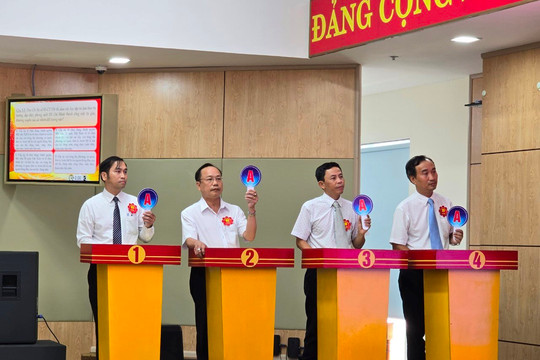 Hội thi Bí thư Chi bộ giỏi Đảng bộ Khối cơ quan và Doanh nghiệp tỉnh TT-Huế